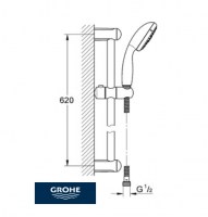GROHE NEW TEMPESTA CONJUNTO DUCHA